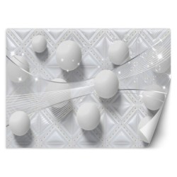 Modische Fototapete - Kugeln Textur 3d | Feeby