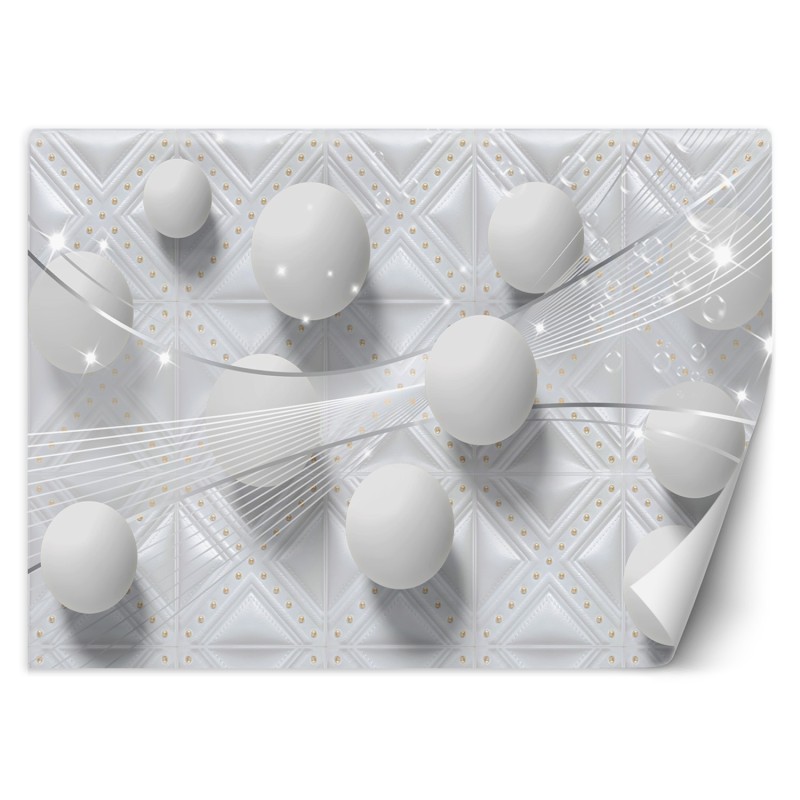 Modische Fototapete - Kugeln Textur 3d | Feeby