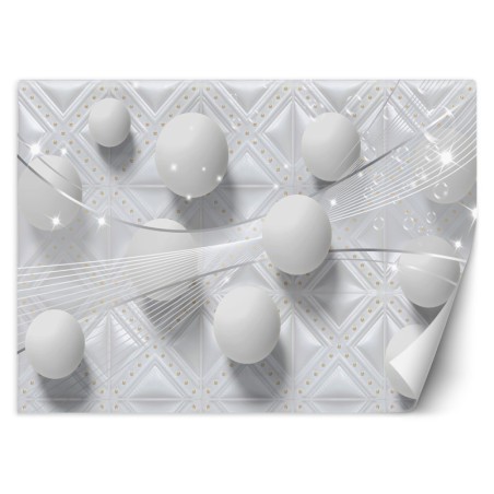 Modische Fototapete - Kugeln Textur 3d | Feeby