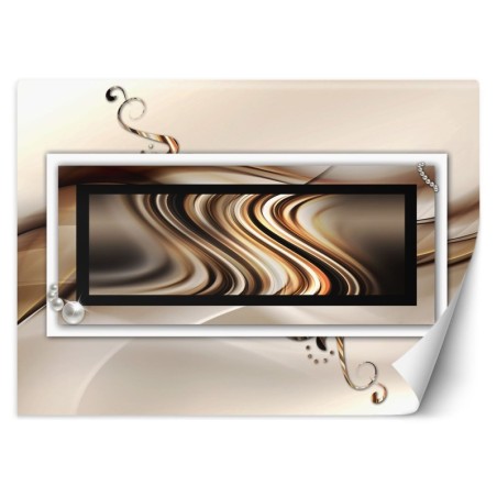 Fototapete - Wellen und Geometrien | Feeby