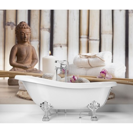 Fototapete - Buddha-Statue im Heilbad | Feeby