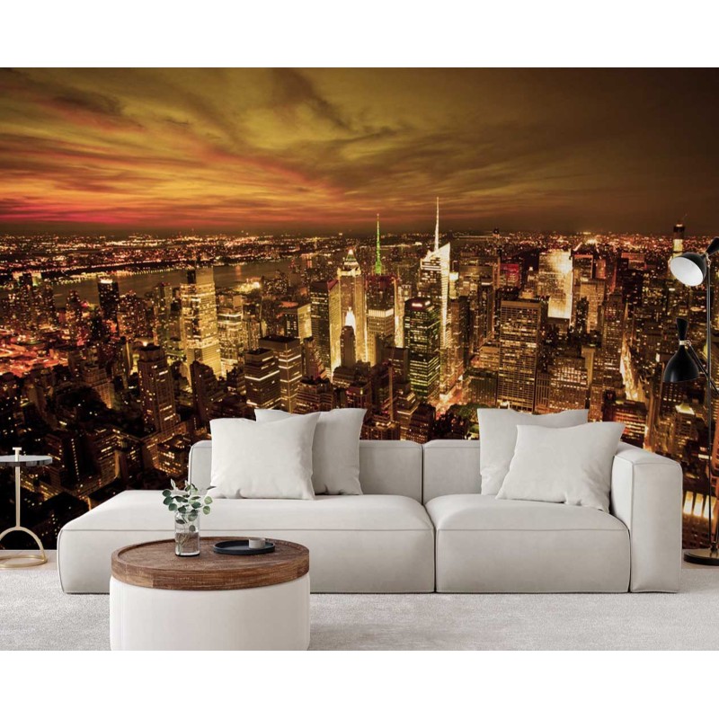 Fototapete - Mitternachts-Manhattan | Feeby