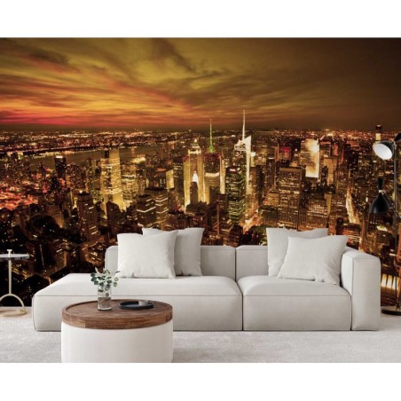 Fototapete - Mitternachts-Manhattan | Feeby