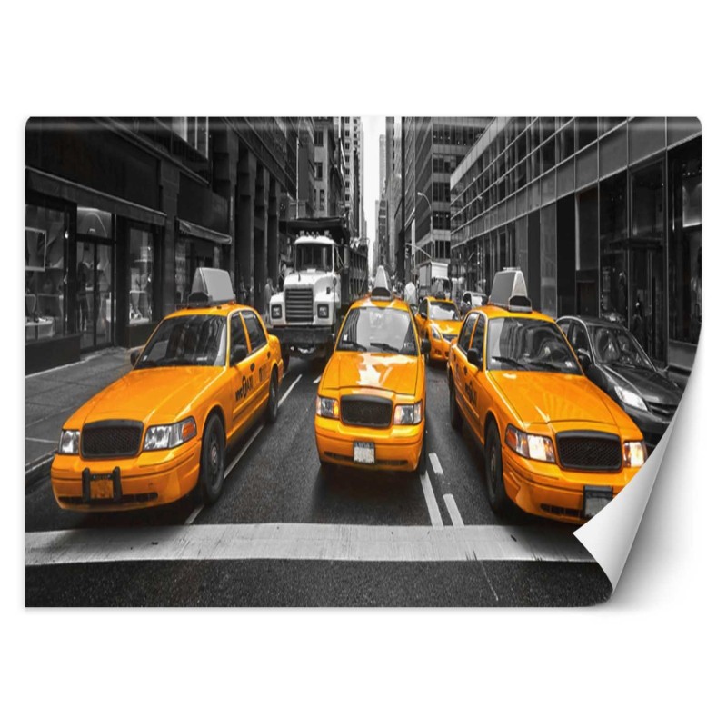 Modische Fototapete - New York City Taxis | Feeby