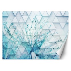 Modische Fototapete - Pusteblume in Tautropfen | Feeby