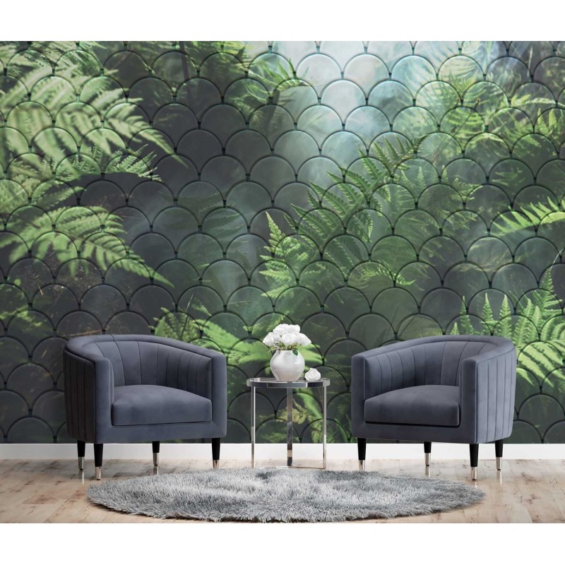 Fototapete - Farnblätter | Feeby