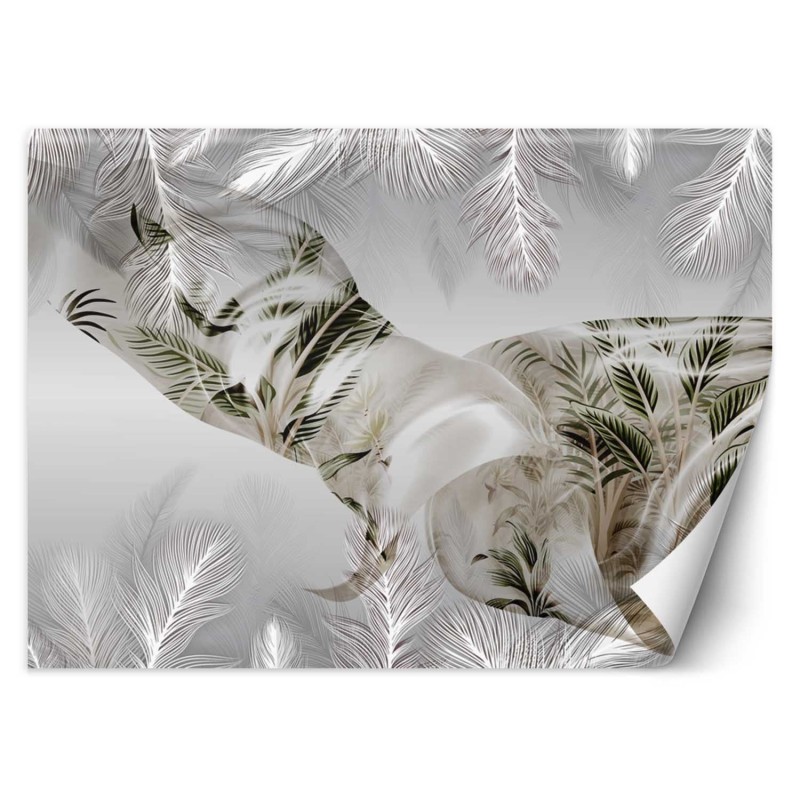 Stilvolle Fototapete - Laub im Wind | Feeby