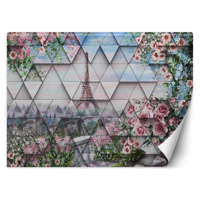 Fototapete - Eiffelturm Paris 3d | Feeby