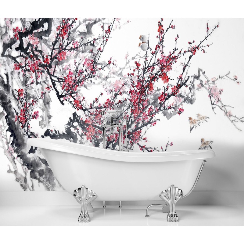 Fototapete - Kirschblüten Blumen Japan | Feeby