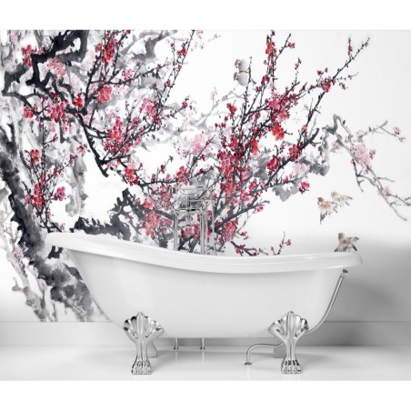 Fototapete - Kirschblüten Blumen Japan | Feeby
