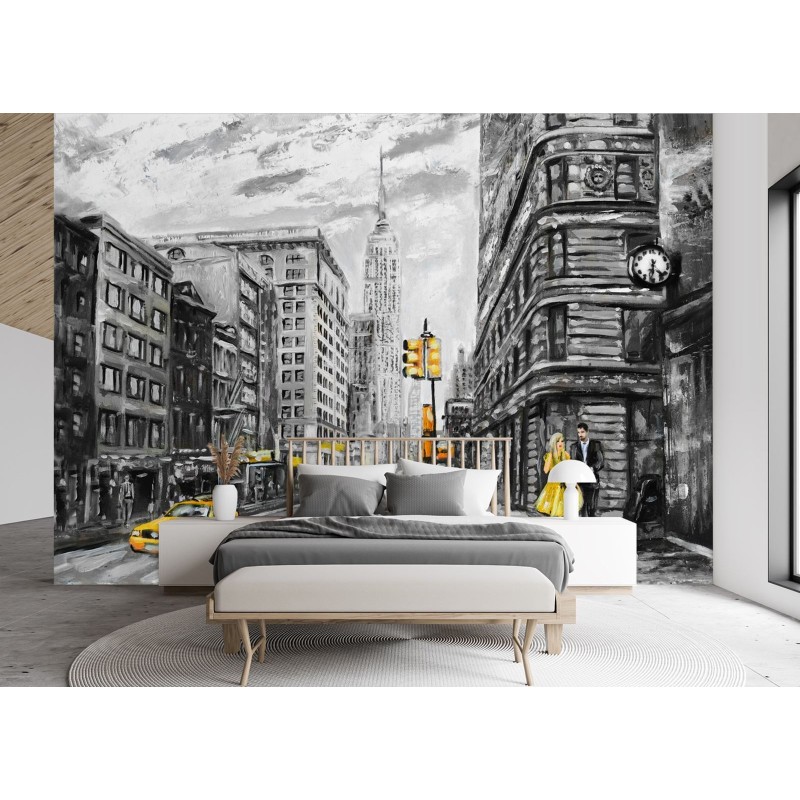 Stilvolle Fototapete - New Yorker Taxi | Feeby