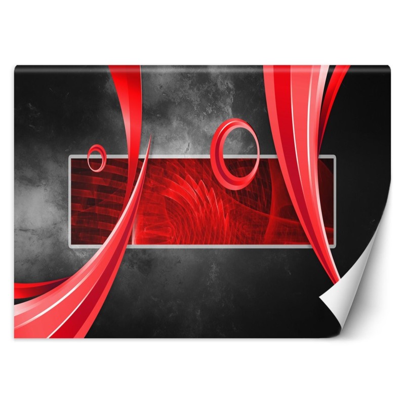 Fototapete - Geometrische Abstrakt Grau Hintergrund | Feeby