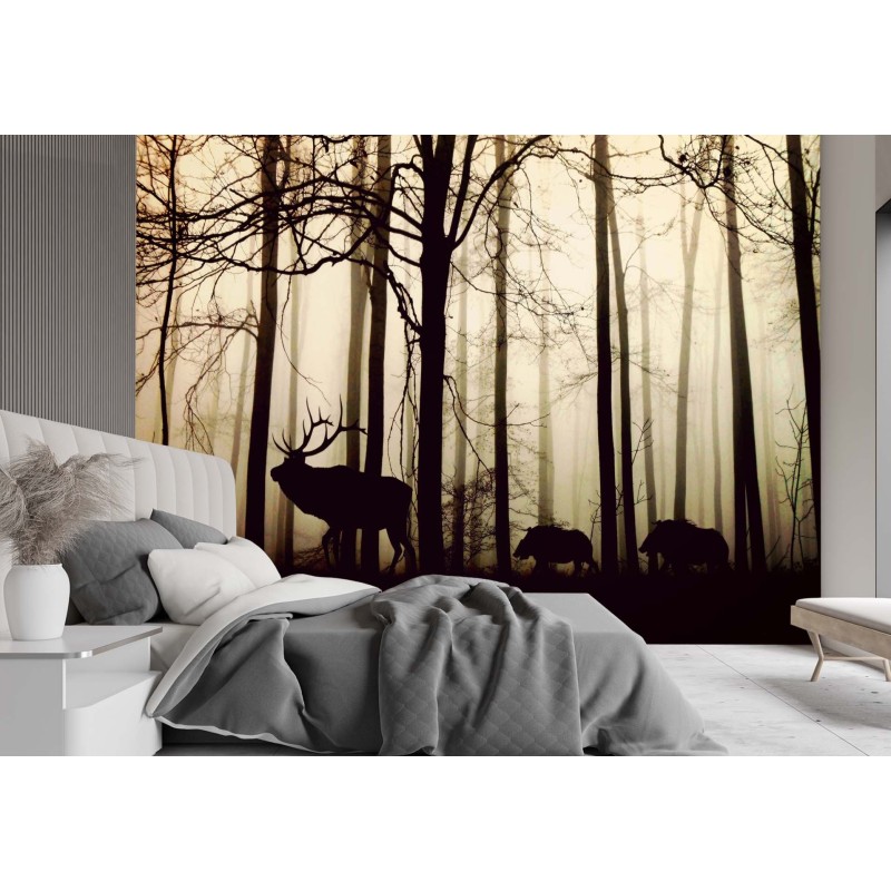 Fototapete - Tiere im Wald | Feeby