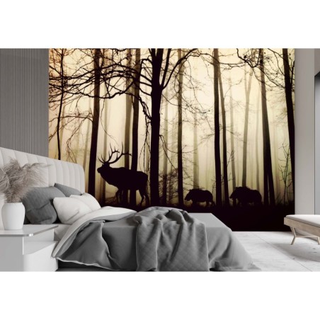 Fototapete - Tiere im Wald | Feeby