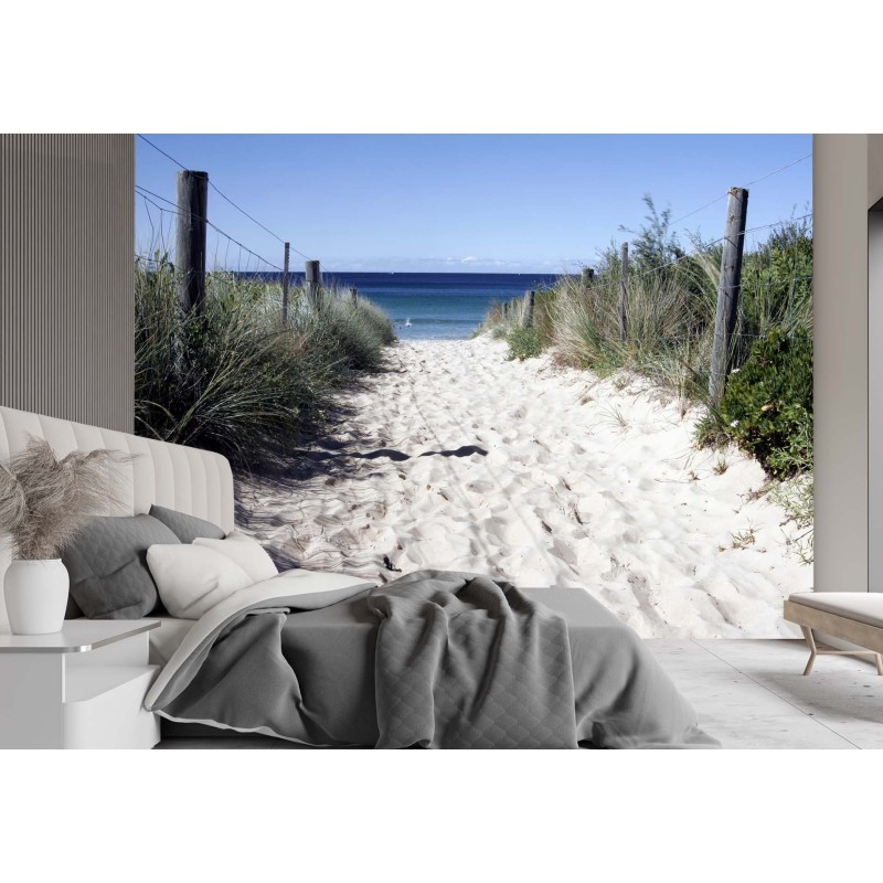 Modische Fototapete - Weg zum Strand | Feeby