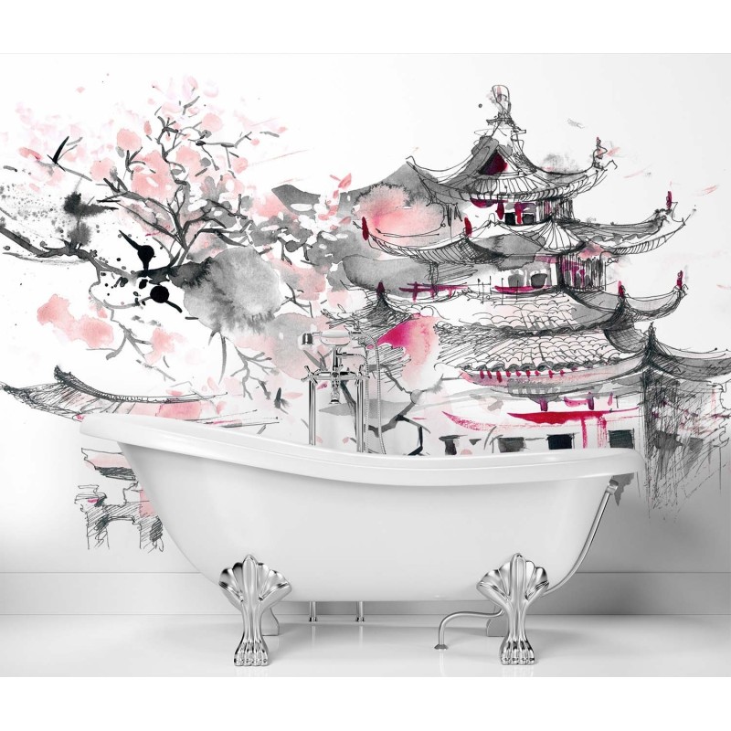 Fototapete - Japanische Pagode | Feeby