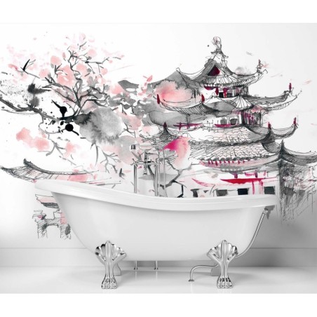 Fototapete - Japanische Pagode | Feeby