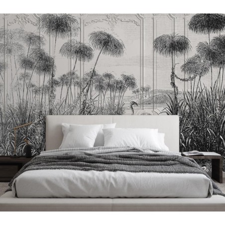 Moderne Fototapete - Vögel in einem Teich | Feeby