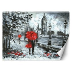 Fototapete - Spaziergang in London wie gemalt | Feeby